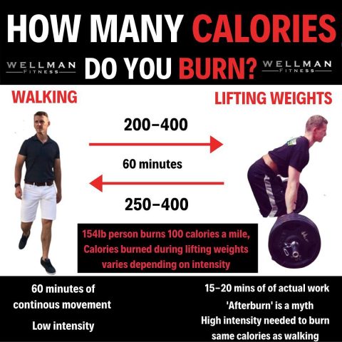 How Many Calories Do You Burn? Walking vs Lifting Weights ...